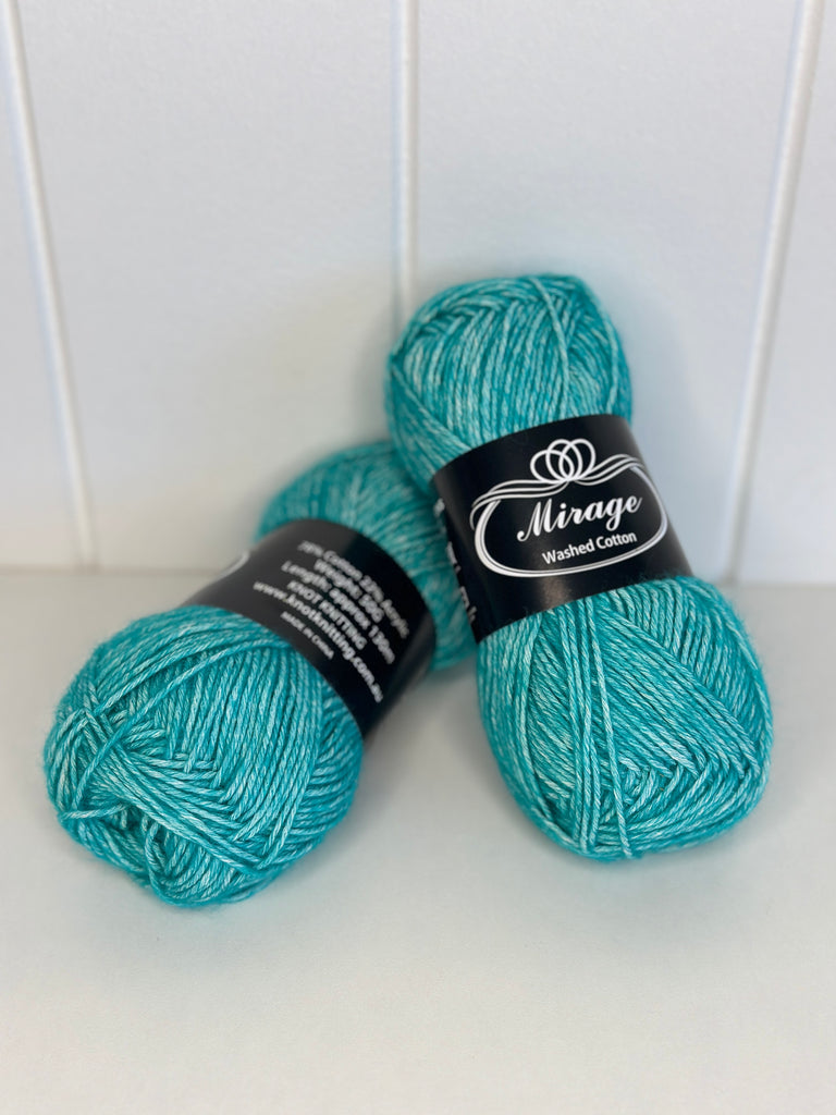 KK Mirage Marbled Yarn - Aqua