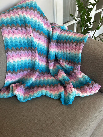 Mermaid Dreams Crochet Blanket Kit