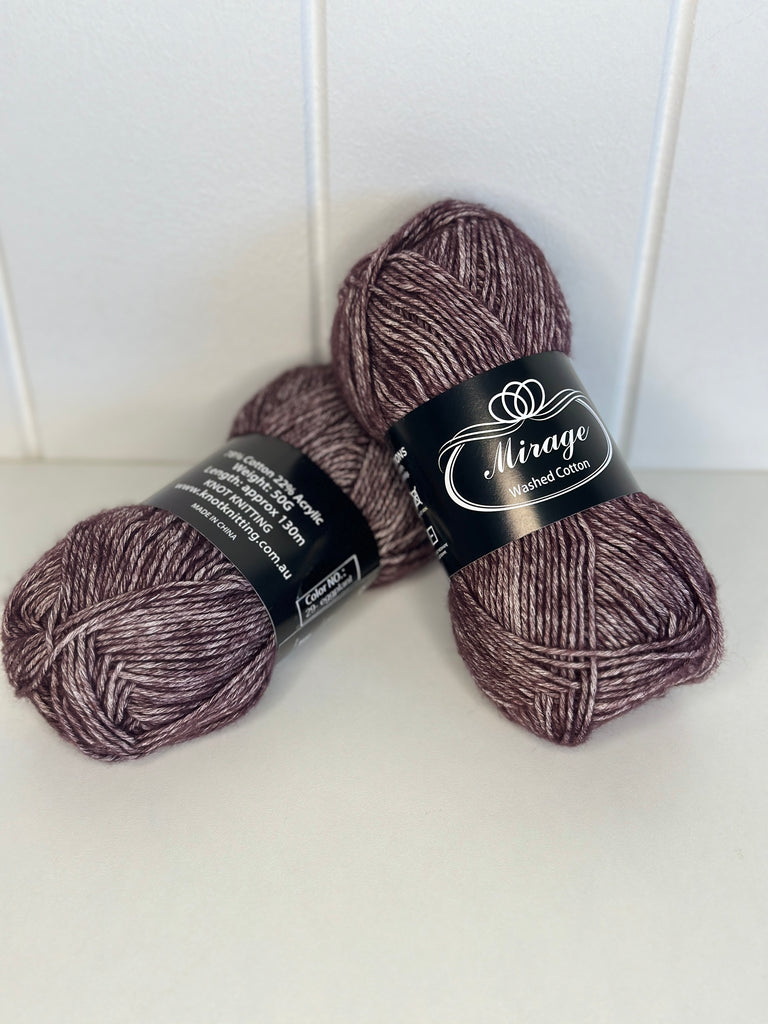 KK Mirage Marbled Yarn - Eggplant