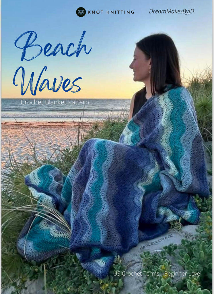 Beach Waves Crochet Blanket Kit
