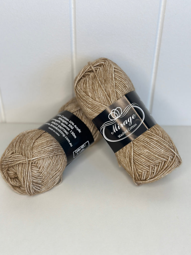 KK Mirage Marbled Yarn - Latte