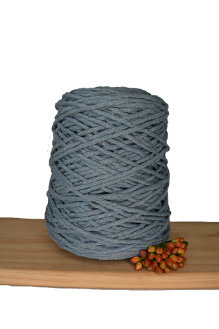 1kg Coloured 1ply Macrame Cotton String - 4mm - Storm
