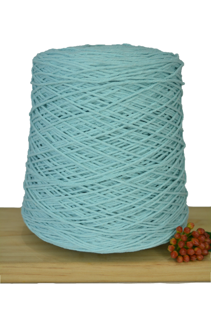 Coloured 1ply Cotton Warping String - 1mm - Seafoam