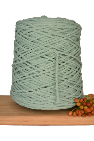Coloured 3 ply Macrame Cotton Rope - 3mm - Turquoise