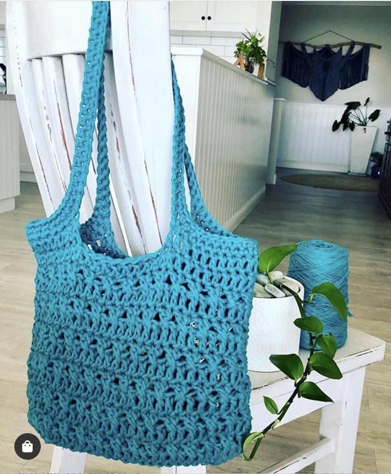 Knots and Crosses Crochet Bag Kit