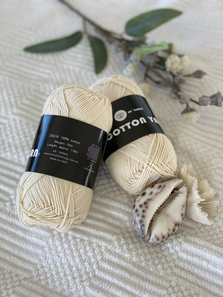Cotton Yarn - Cream