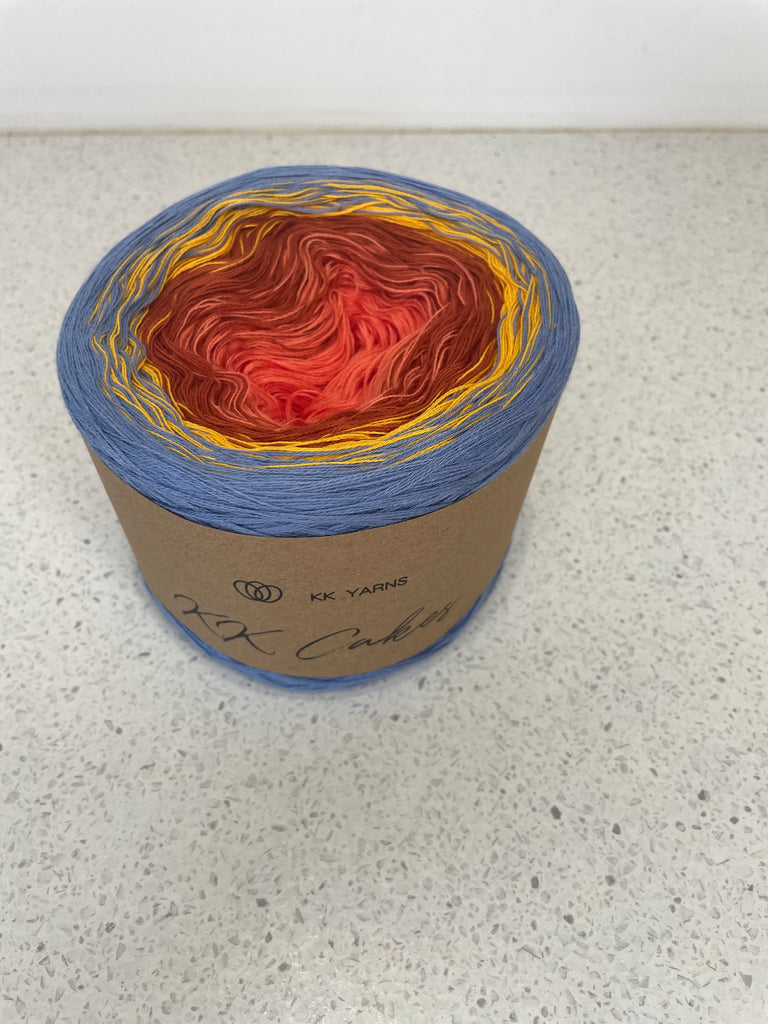 Fantasy Cotton Cake - Ocean Sunset