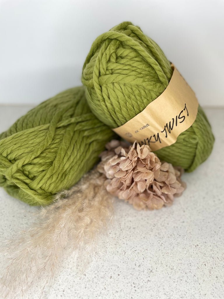 Chunky Twist 3ply Yarn - Pistachio