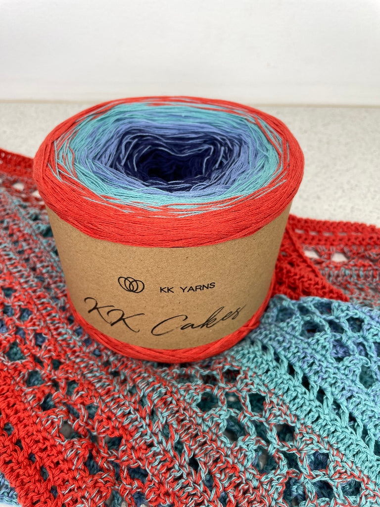 Fantasy Cotton Cake - Ocean Fire
