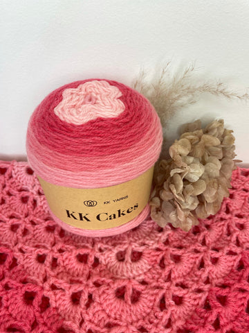 Mystic Wool Cake - Pink