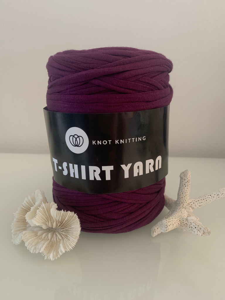 T-Shirt Yarn - 500g - Eggplant