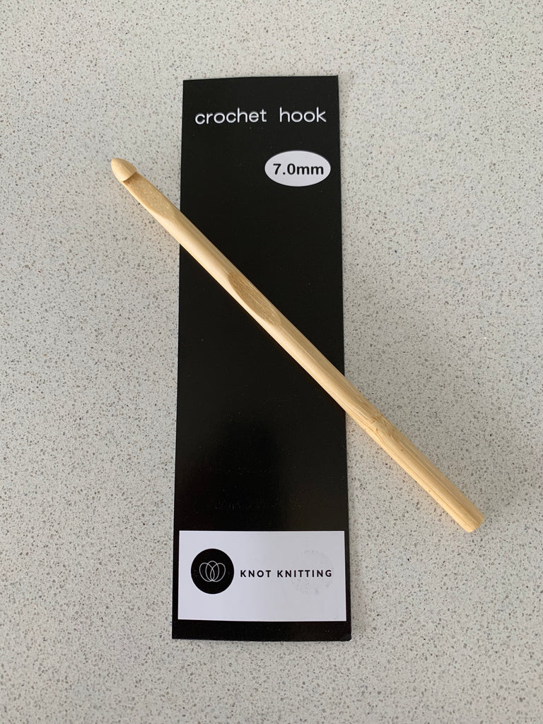 Crochet Hook - 7mm - Bamboo