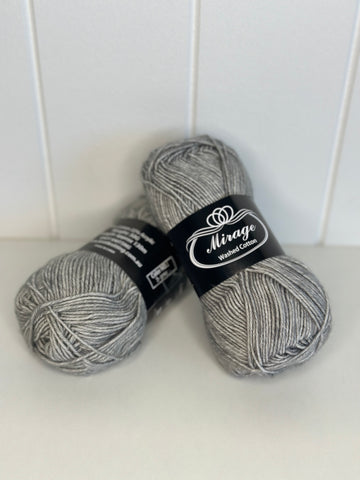 KK Mirage Marbled Yarn - Grey