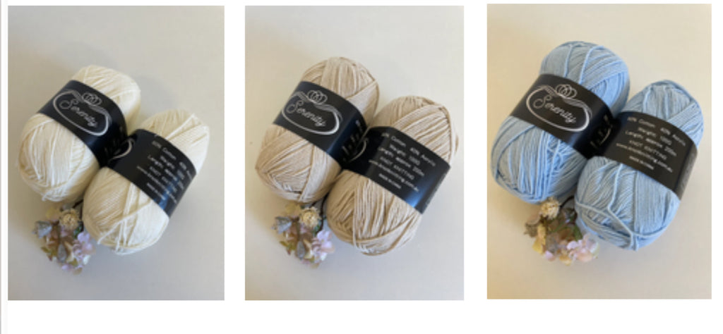 Peaches and Cream Crochet Baby Blanket Kit