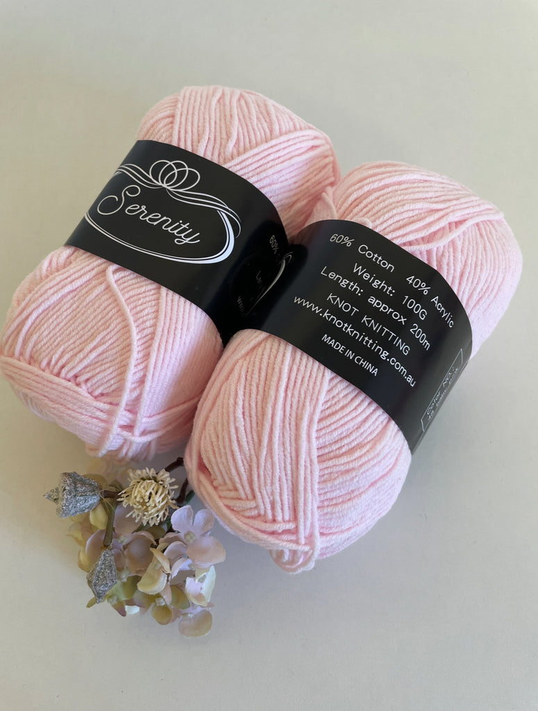 KK Serenity Cotton Yarn - Baby Pink (48)