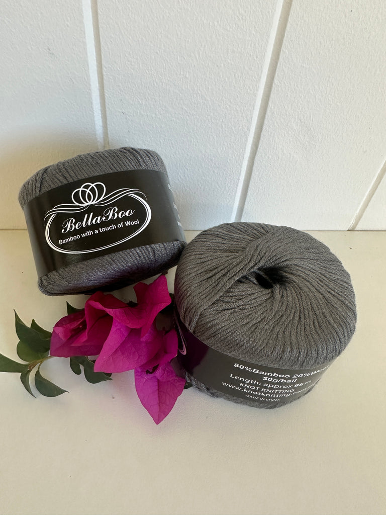 KK BellaBoo Bamboo Yarn - Dark Grey (17)