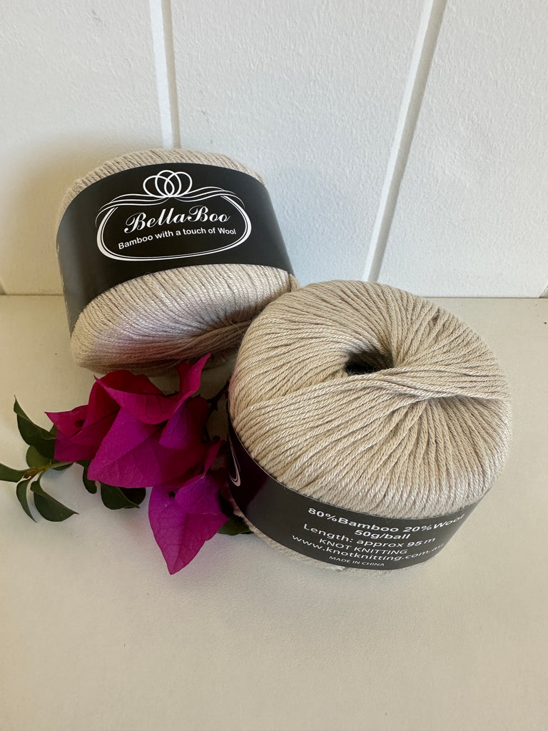 KK BellaBoo Bamboo Yarn - Oyster (6)