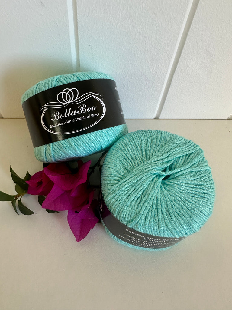 KK BellaBoo Bamboo Yarn - Aqua (2)