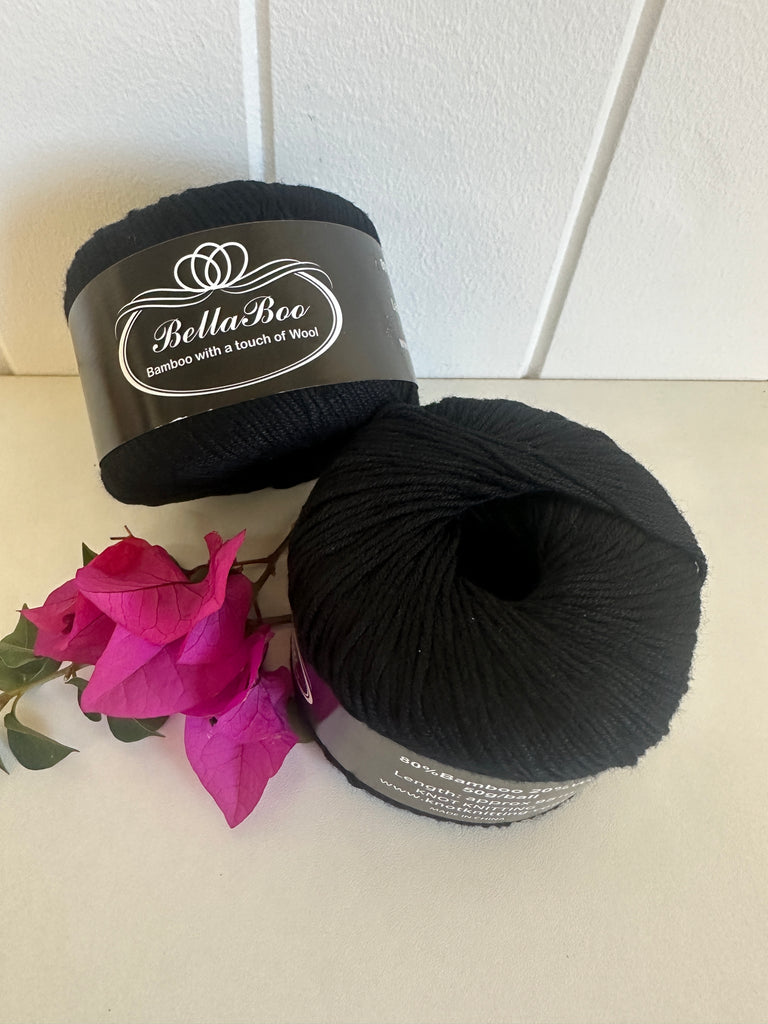 KK BellaBoo Bamboo Yarn - Black (11)