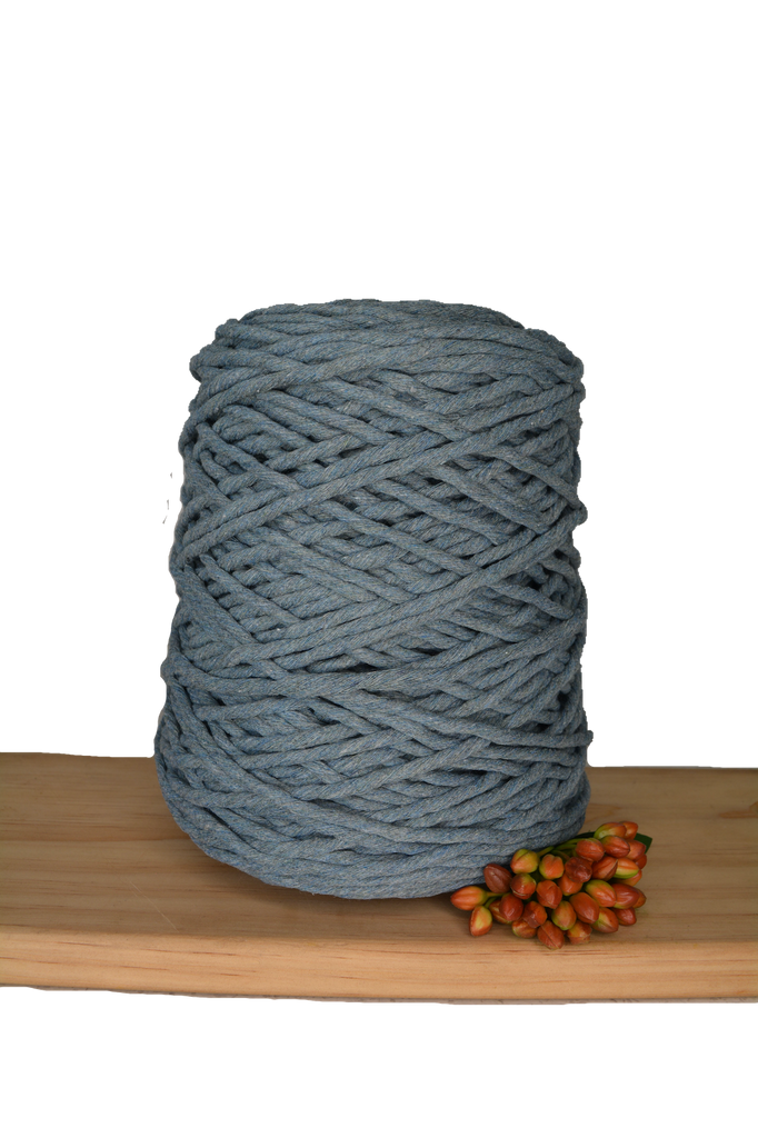 1kg Coloured 1ply Macrame Cotton String - 4mm - Storm