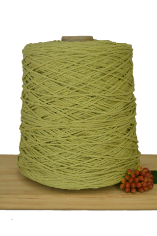 Coloured 1ply Cotton Warping String - 1mm - Avocado