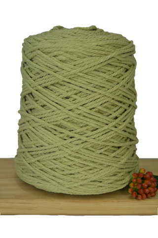 Coloured 3 ply Macrame Cotton Rope - 3mm - Citrine
