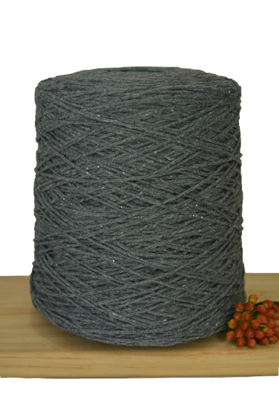 Coloured 1ply Cotton Warping String - 1mm - Dark Grey – Knot Knitting