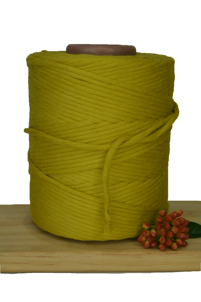 1kg 5mm 100% Pure Deluxe Macrame Cotton 1ply String - Tuscan Sun