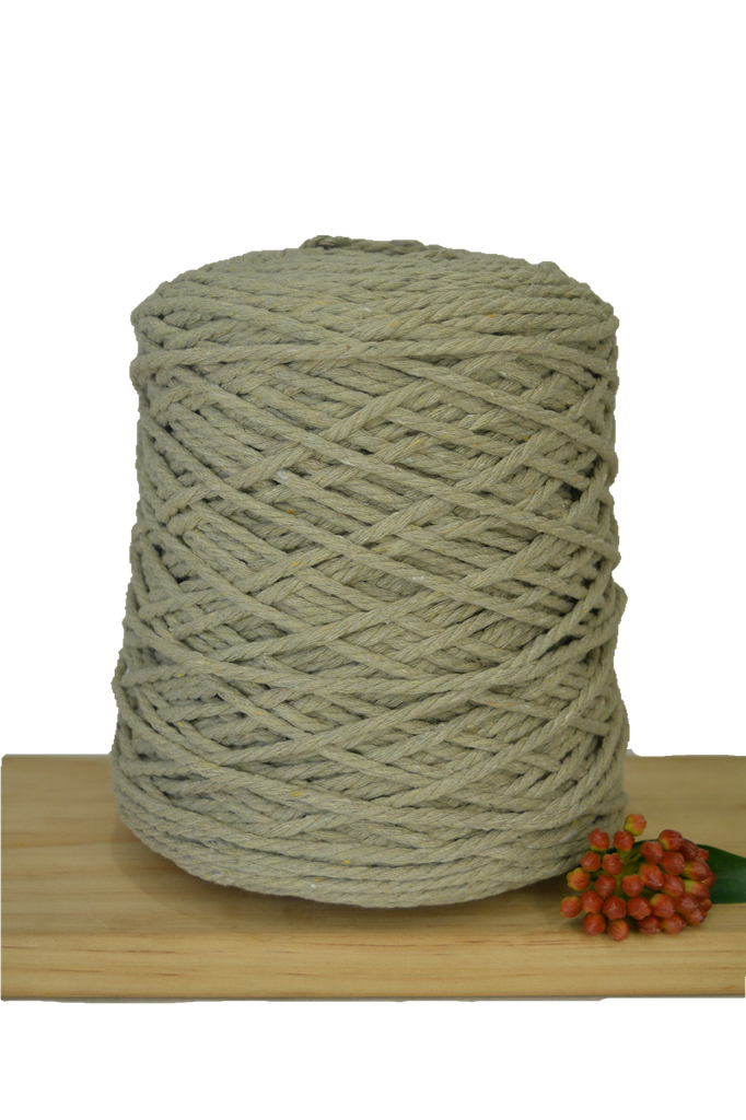Coloured 3 ply Macrame Cotton Rope - 3mm - Dove