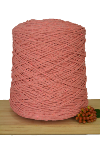 Coloured 1ply Cotton Warping String - 1mm - Guava
