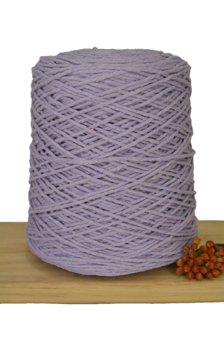 Coloured 1ply Cotton Warping Macrame Crochet String - 1.5mm - Lavender