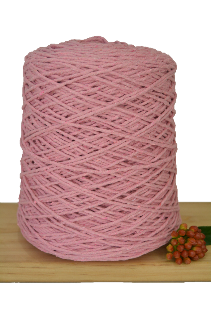 Coloured 1ply Cotton Warping Macrame Crochet String - 1.5mm - Musk