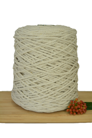 Natural 3ply Cotton Macrame Rope - 3mm