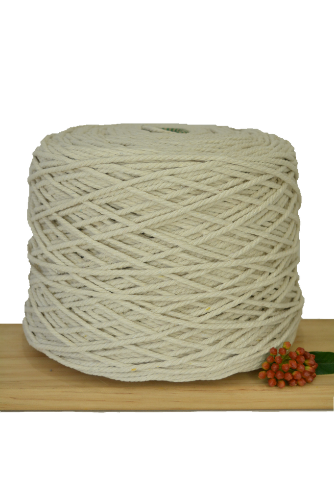 2.5kg Natural 3ply Macrame Cotton Rope 4mm
