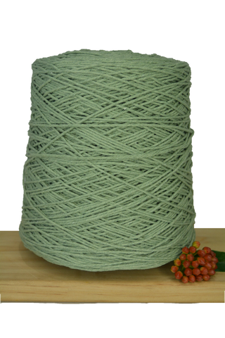 Coloured 1ply Cotton Warping String - 1mm - Sage