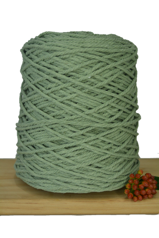 Coloured 3 ply Macrame Cotton Rope - 3mm - Sage