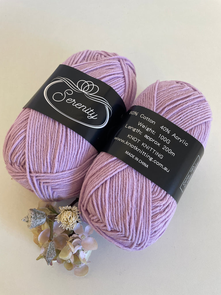 KK Serenity Cotton Yarn - Softest Lavender (37)