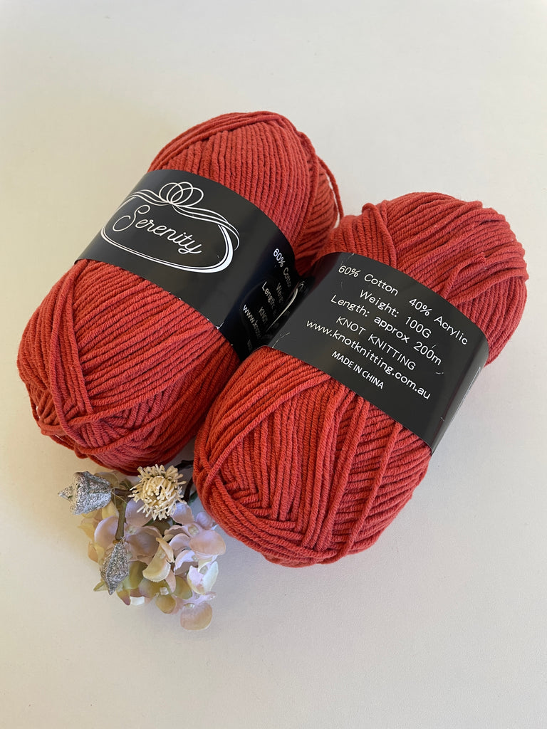 KK Serenity Cotton Yarn - Coral (55)