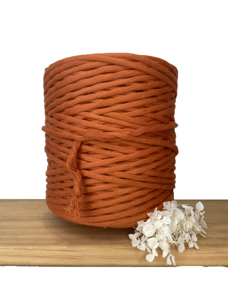 1kg 5mm 100% Pure Deluxe Macrame Cotton 1ply String - Tumeric