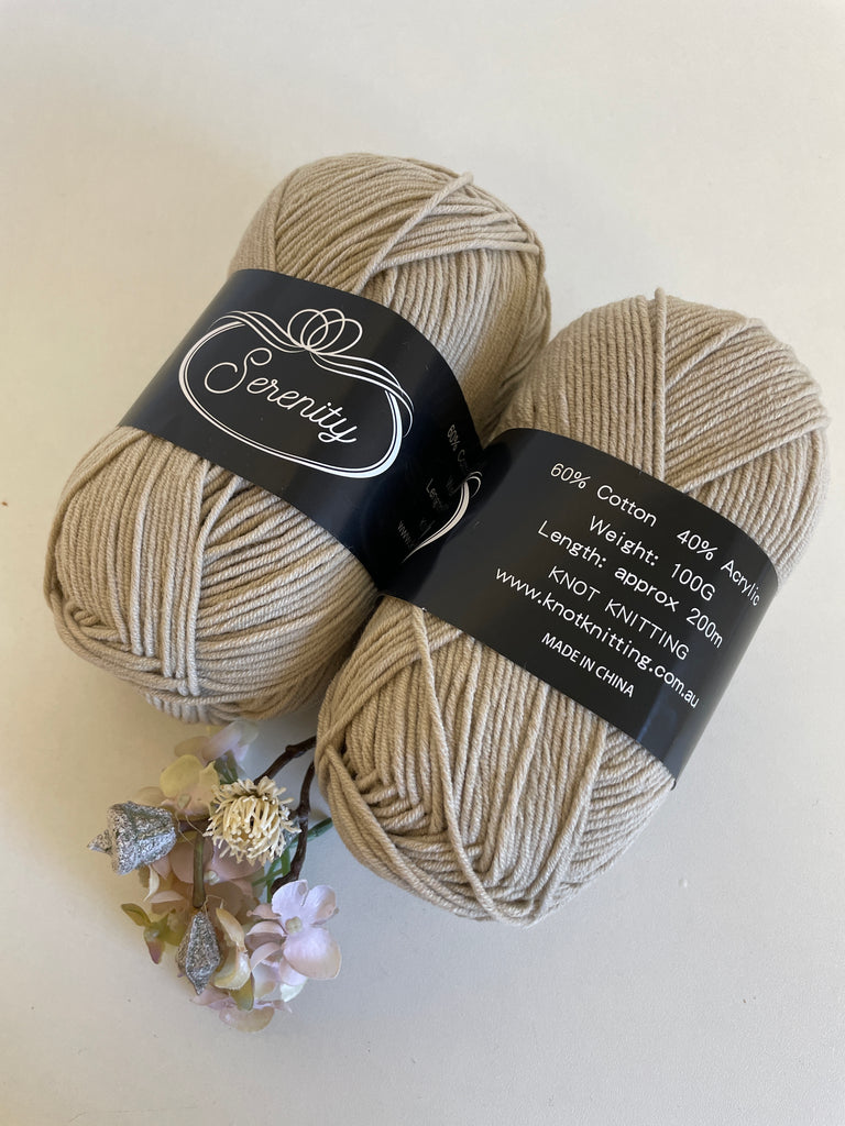 KK Serenity Cotton Yarn - Silver (32)