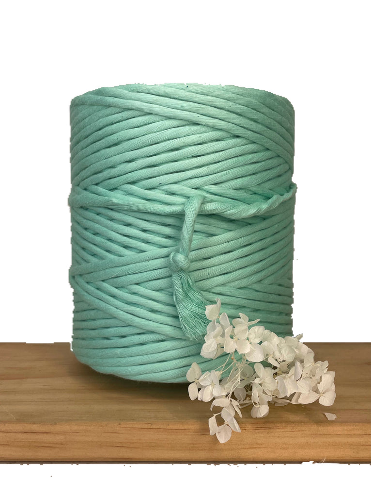 1kg 5mm 100% Pure Deluxe Macrame Cotton 1ply String - Spearmint