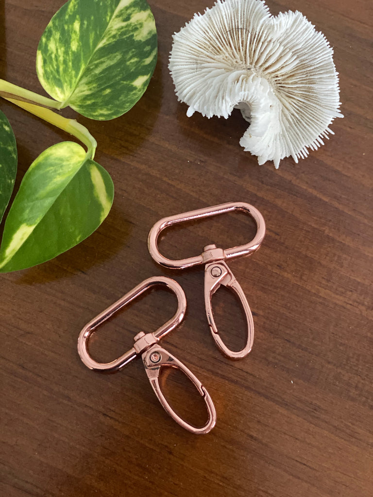 Fob Style Keychain - Pack 10 - Rose Gold