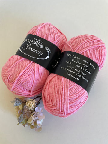 KK Serenity Cotton Yarn - Pink (10)