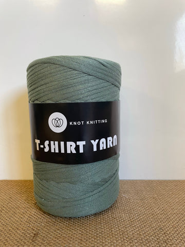 T-Shirt Ribbon Yarn - 500g - Deep Sage