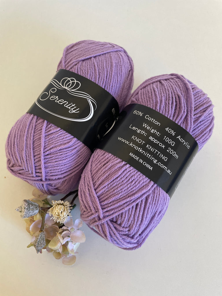 KK Serenity Cotton Yarn - Lavender (51)