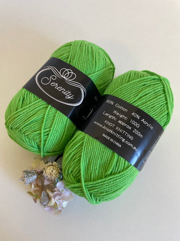 KK Serenity Cotton Yarn - Green (23)