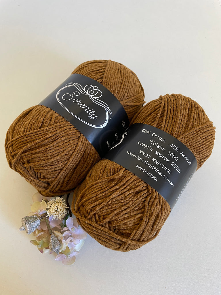 KK Serenity Cotton Yarn - Cinnamon (44)