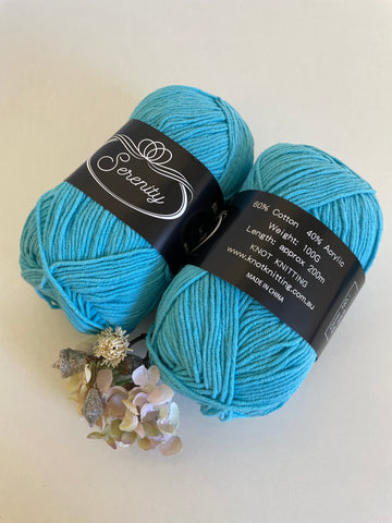 KK Serenity Cotton Yarn - Aqua (56)