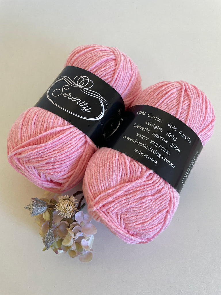 KK Serenity Cotton Yarn - Softest Pink (9)