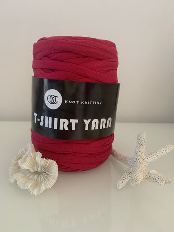T-Shirt Yarn - 500g - Cherry Red